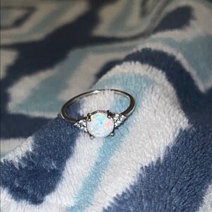 Francesca’s Sterling Sliver and white Ring